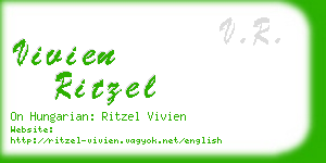 vivien ritzel business card